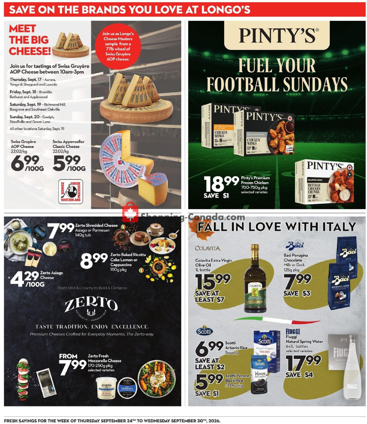 Longo’s flyer from Thursday September 24, 2026 to Wednesday September 30, 2026 - page 17