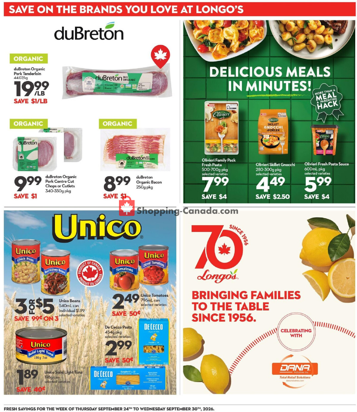 Longo’s flyer from Thursday September 24, 2026 to Wednesday September 30, 2026 - page 18