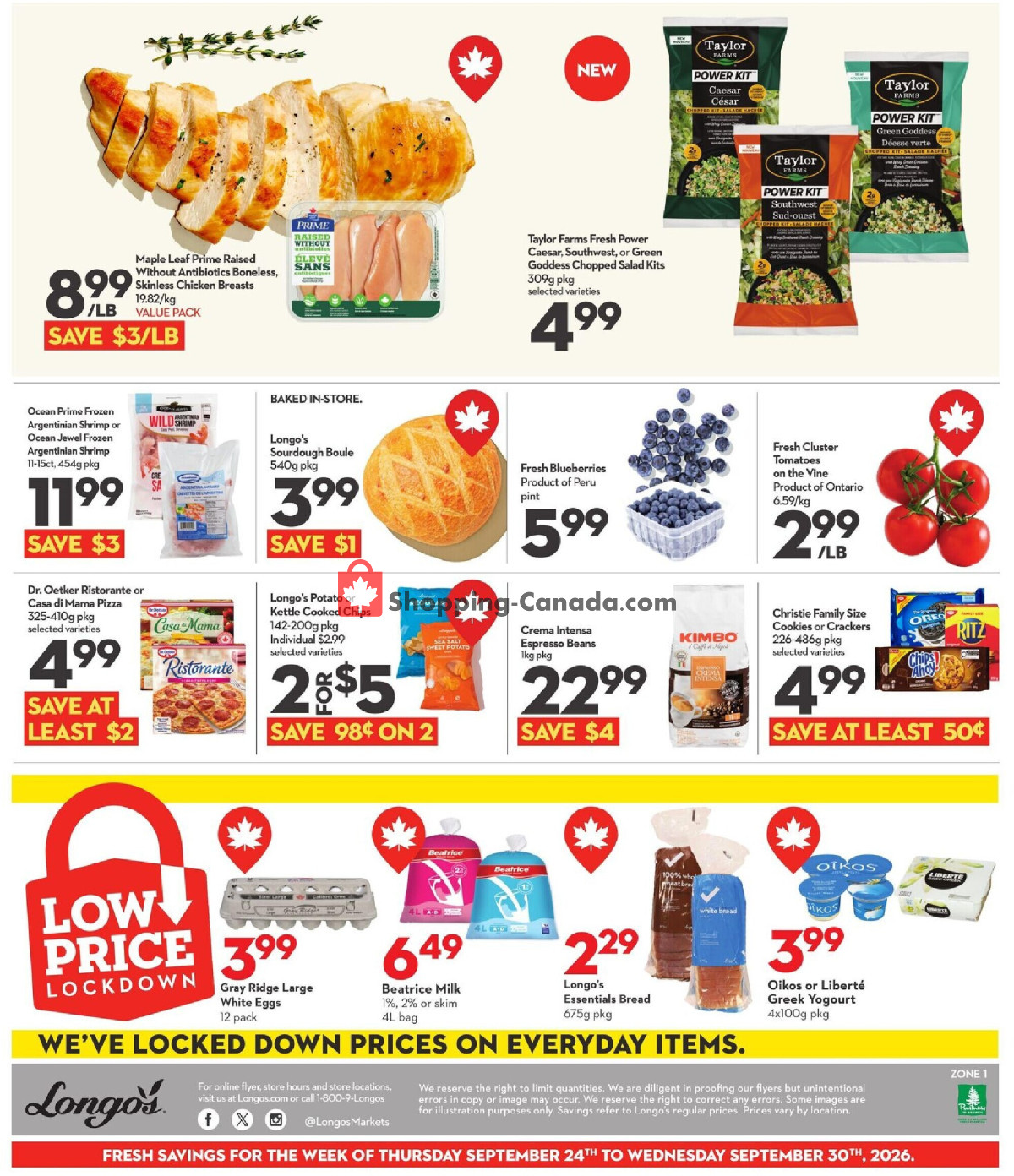 Longo’s flyer from Thursday September 24, 2026 to Wednesday September 30, 2026 - page 3