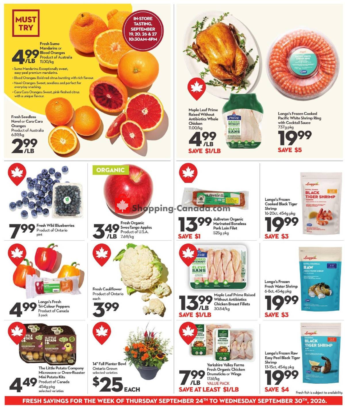 Longo’s flyer from Thursday September 24, 2026 to Wednesday September 30, 2026 - page 5