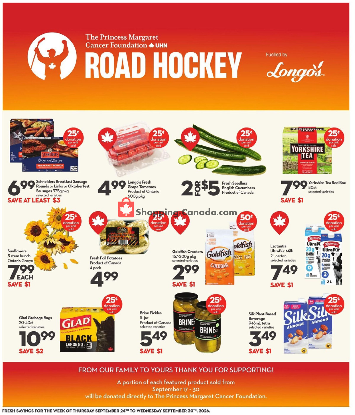 Longo’s flyer from Thursday September 24, 2026 to Wednesday September 30, 2026 - page 7