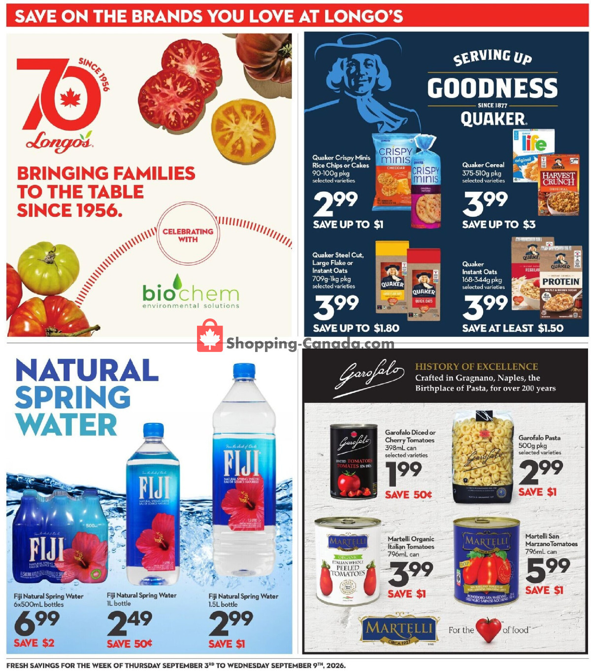 Longo’s flyer from Thursday September 3, 2026 to Wednesday September 9, 2026 - page 25