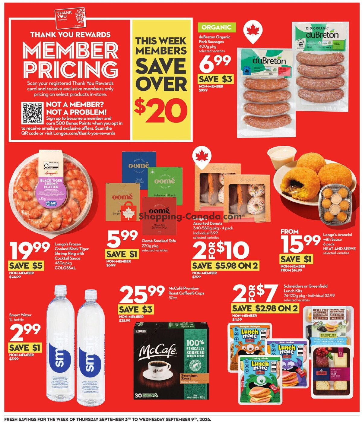 Longo’s flyer from Thursday September 3, 2026 to Wednesday September 9, 2026 - page 4