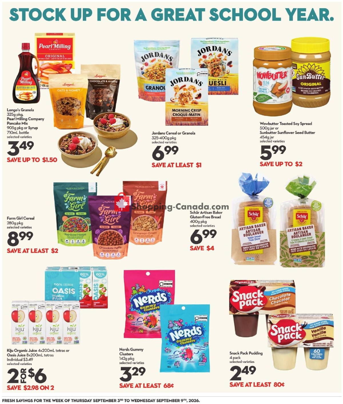 Longo’s flyer from Thursday September 3, 2026 to Wednesday September 9, 2026 - page 7