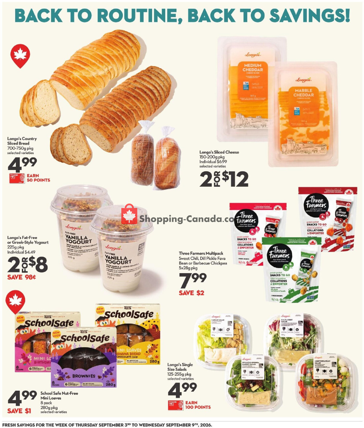 Longo’s flyer from Thursday September 3, 2026 to Wednesday September 9, 2026 - page 8