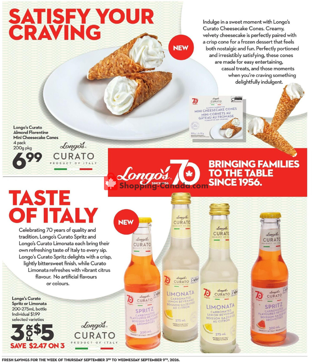 Longo’s flyer from Thursday September 3, 2026 to Wednesday September 9, 2026 - page 9