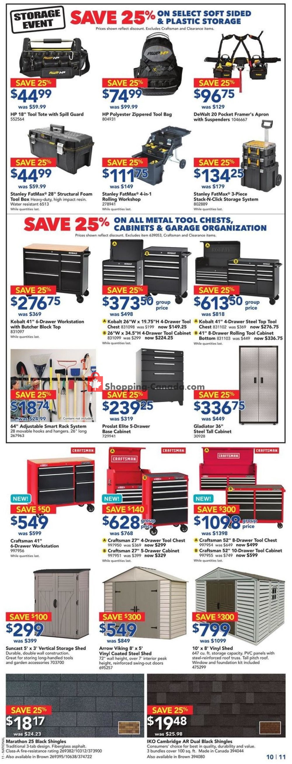Lowe's flyer from Thursday October 11, 2018 to Wednesday October 17, 2018 - page 11