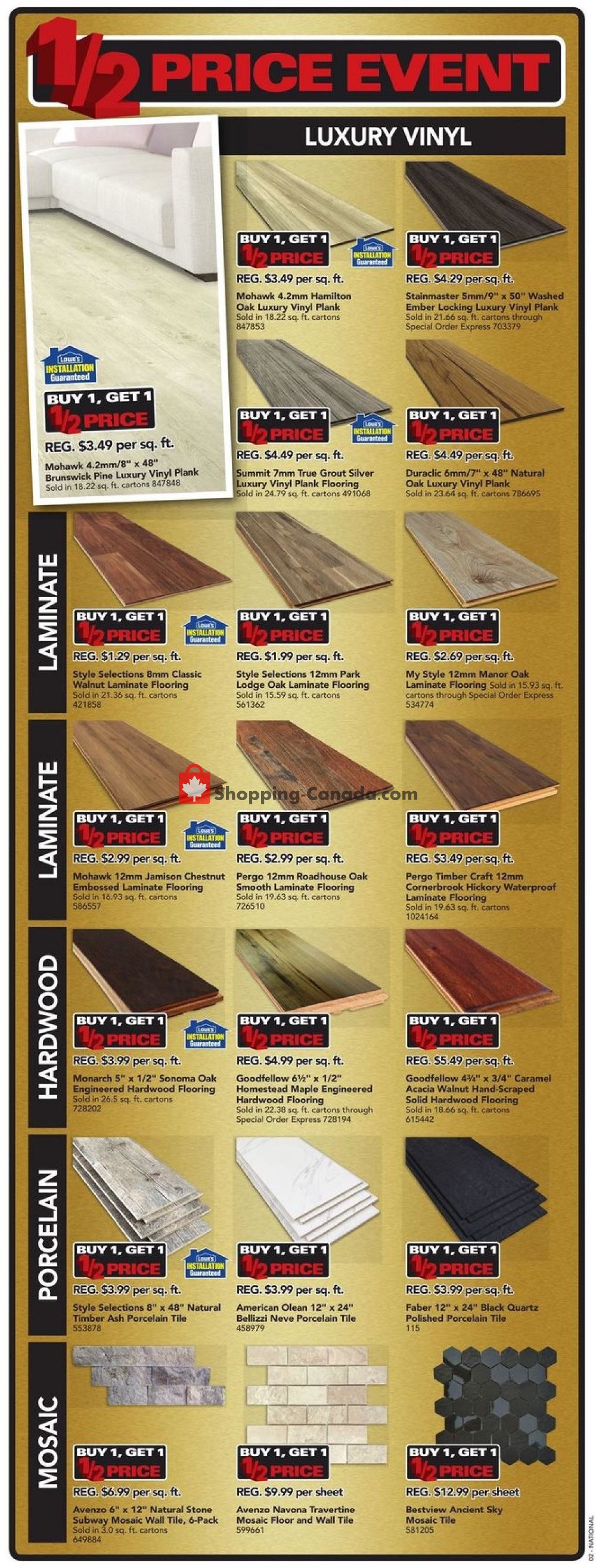 Lowe's flyer from Thursday October 11, 2018 to Wednesday October 17, 2018 - page 2