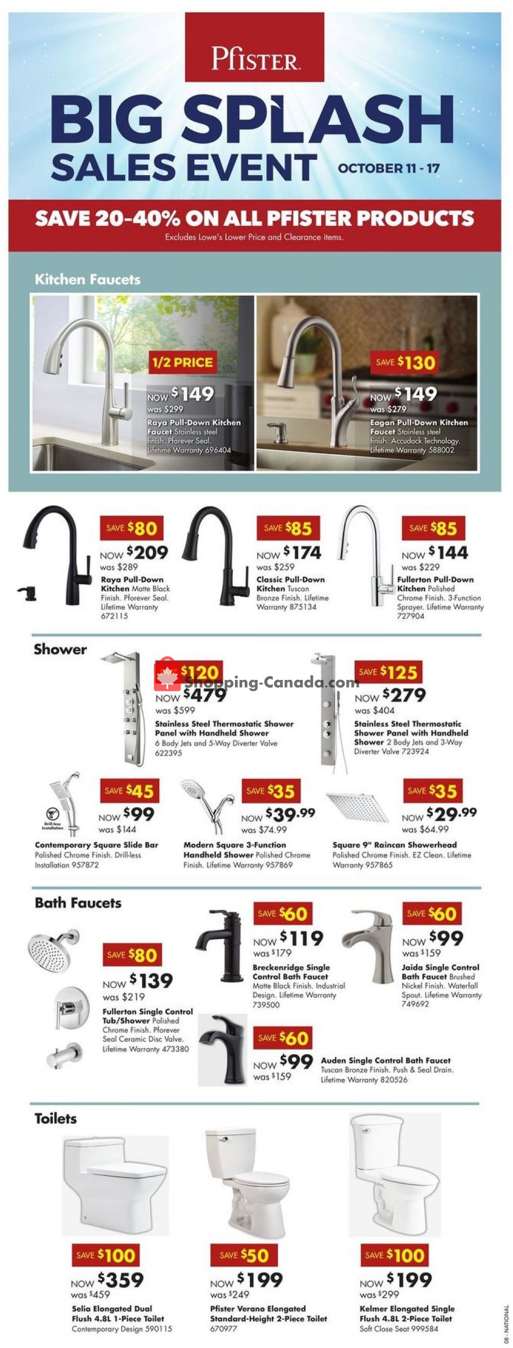 Lowe's flyer from Thursday October 11, 2018 to Wednesday October 17, 2018 - page 8