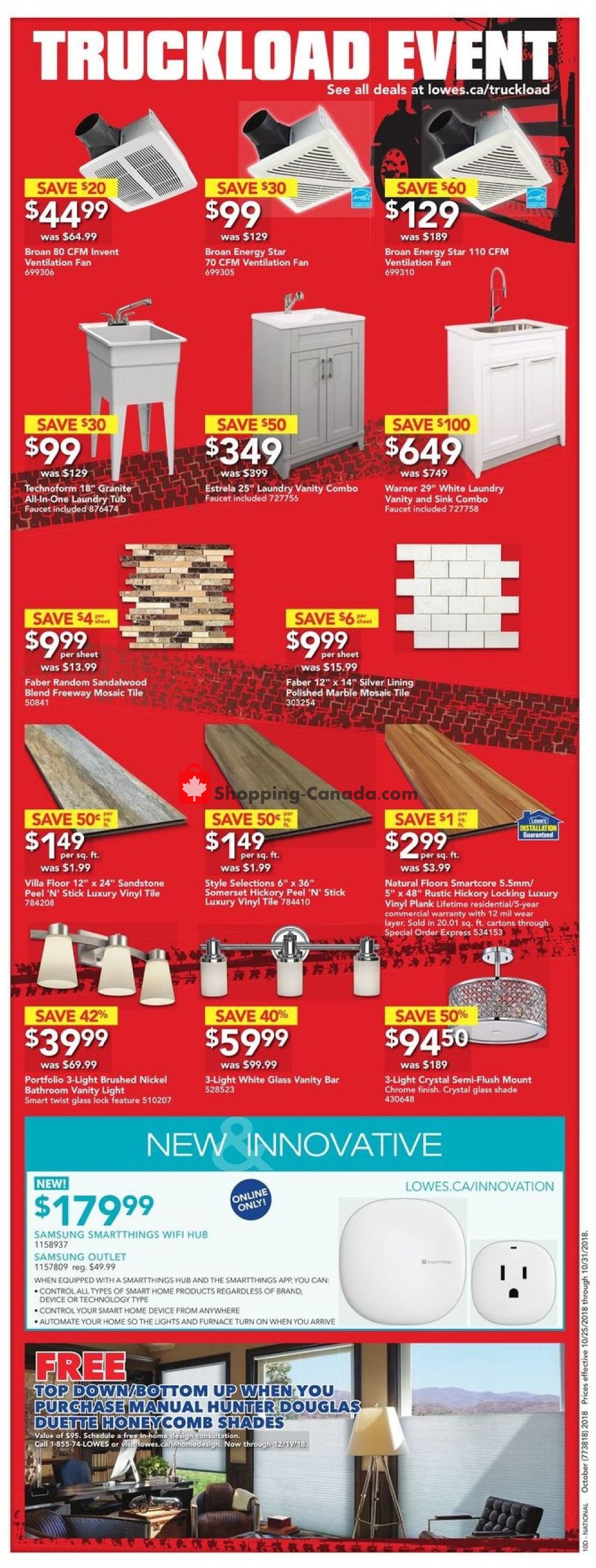Lowe's flyer from Thursday October 25, 2018 to Wednesday October 31, 2018 - page 11