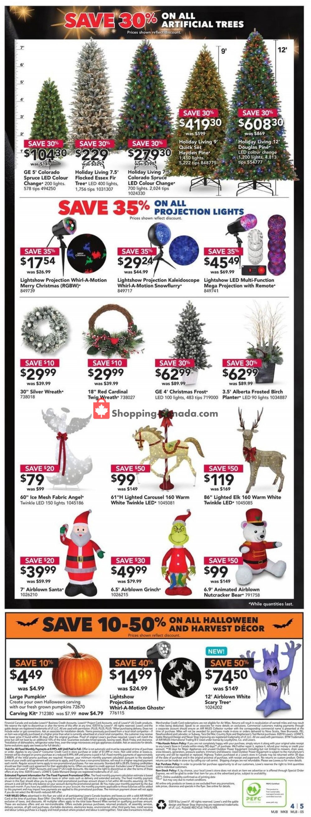 Lowe's flyer from Thursday October 25, 2018 to Wednesday October 31, 2018 - page 5