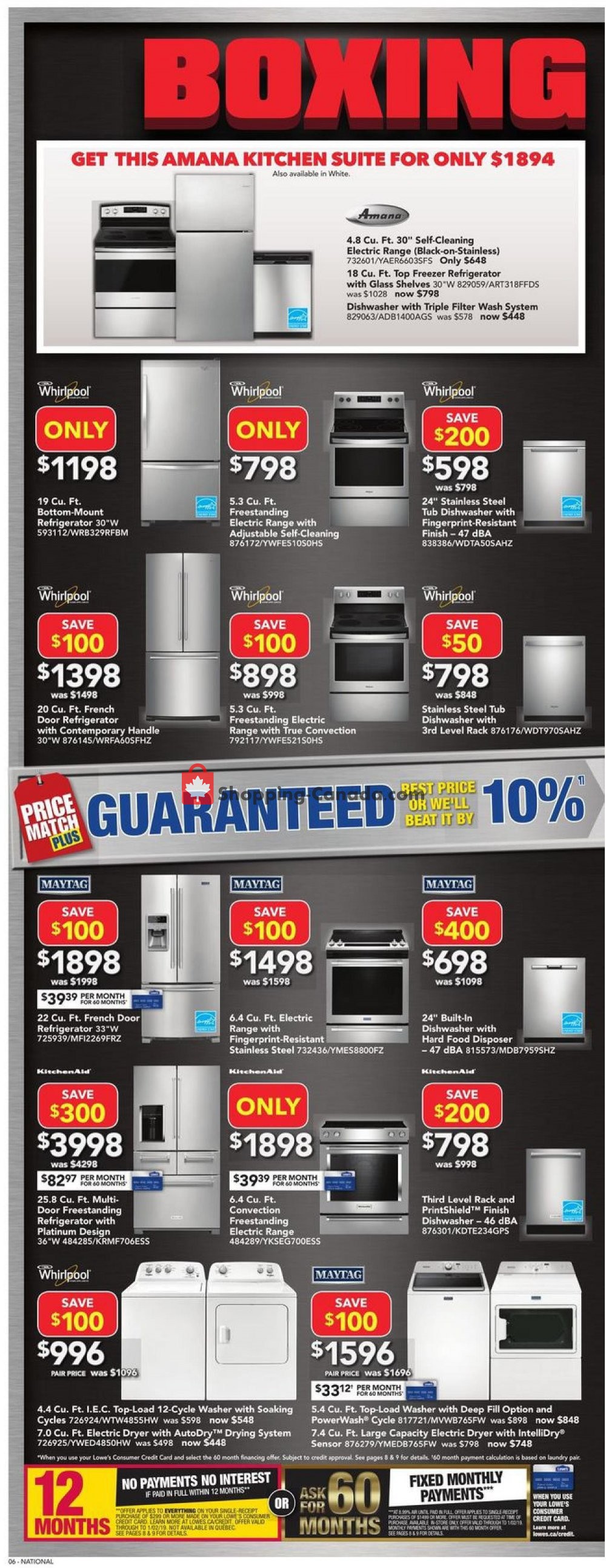 Lowe's flyer from Thursday December 27, 2018 to Wednesday January 2, 2019 - page 7