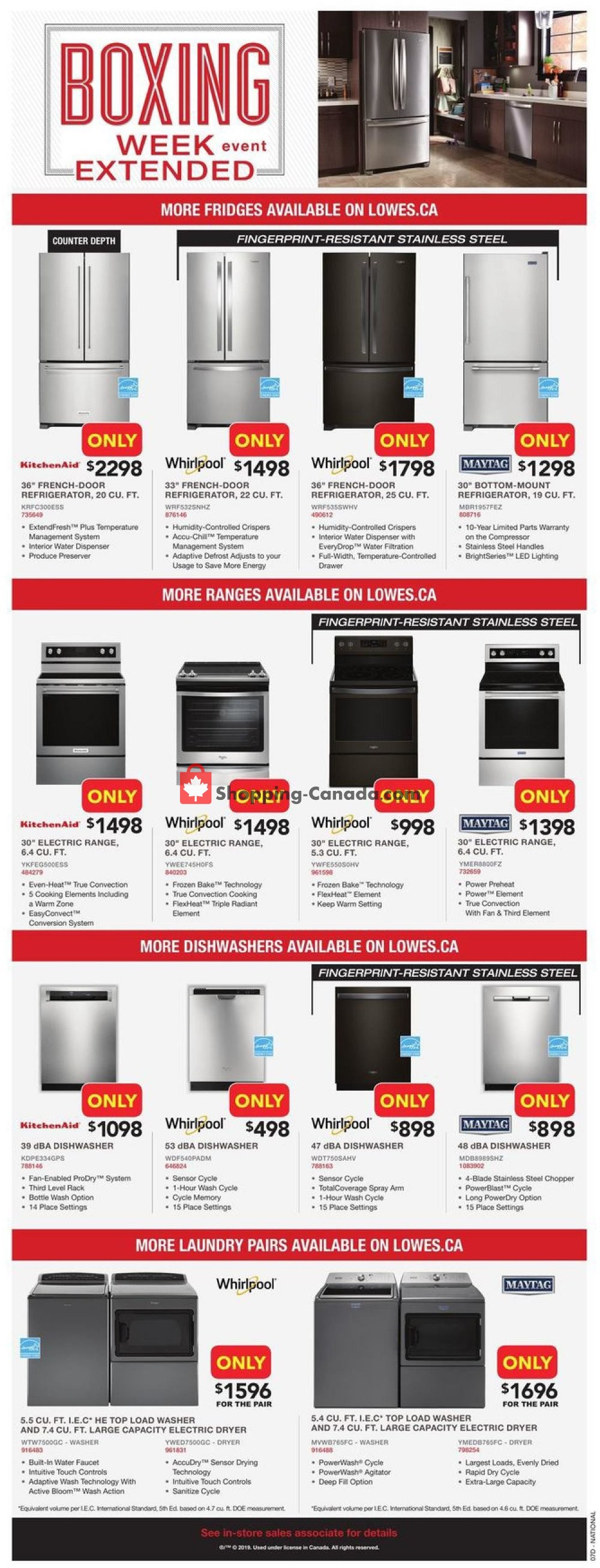 Lowe's flyer from Thursday December 27, 2018 to Wednesday January 2, 2019 - page 9