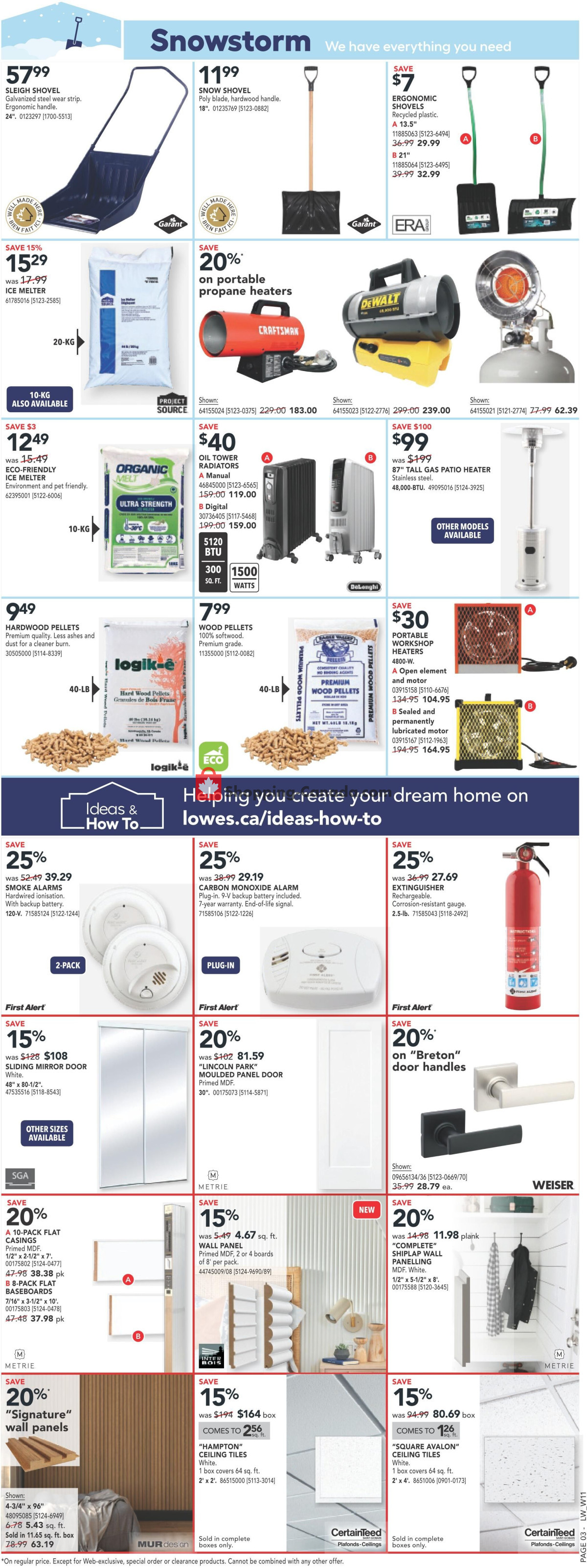 Lowe's flyer from Thursday December 28, 2023 to Wednesday January 10, 2024 - page 4