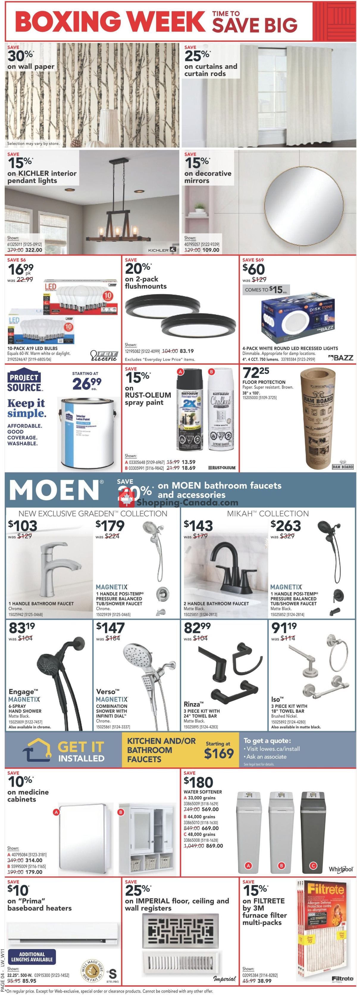 Lowe's flyer from Thursday December 28, 2023 to Wednesday January 10, 2024 - page 5