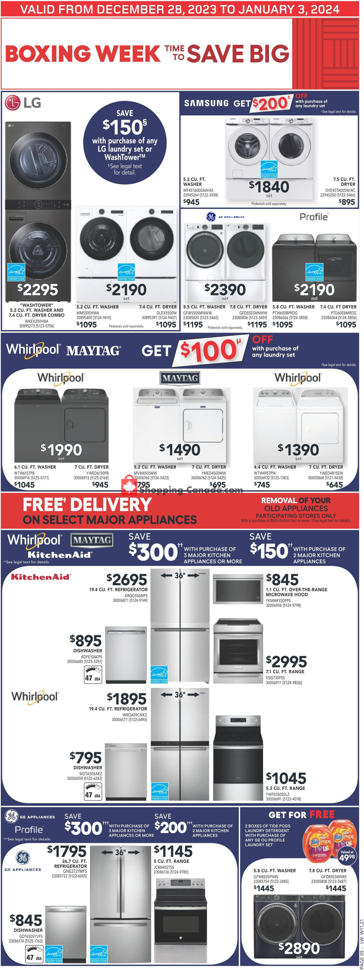 Lowe's flyer from Thursday December 28, 2023 to Wednesday January 10, 2024 - page 6