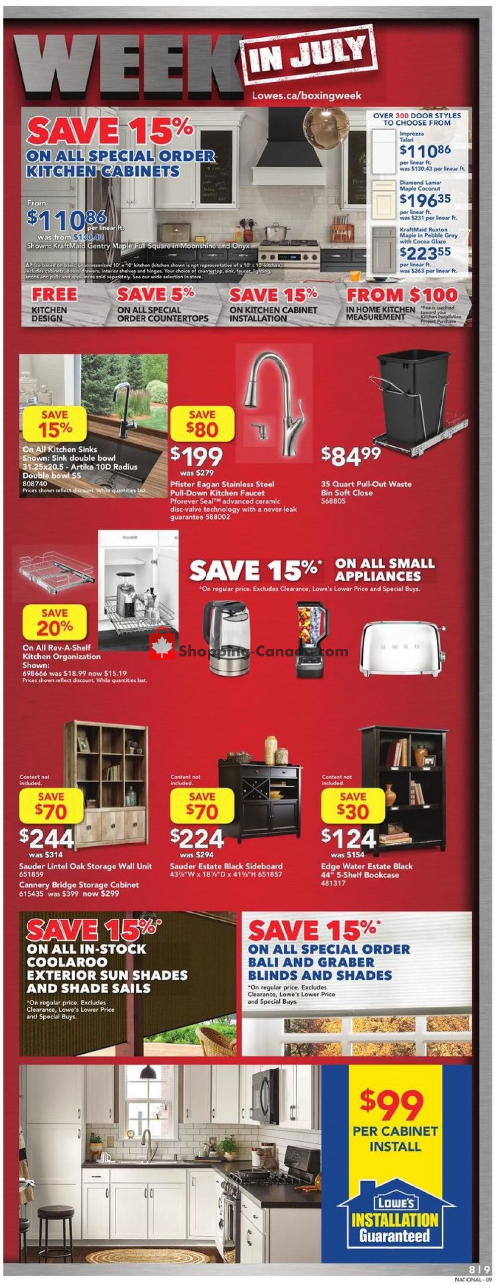 Lowe's flyer from Thursday June 27, 2019 to Wednesday July 3, 2019 - page 10