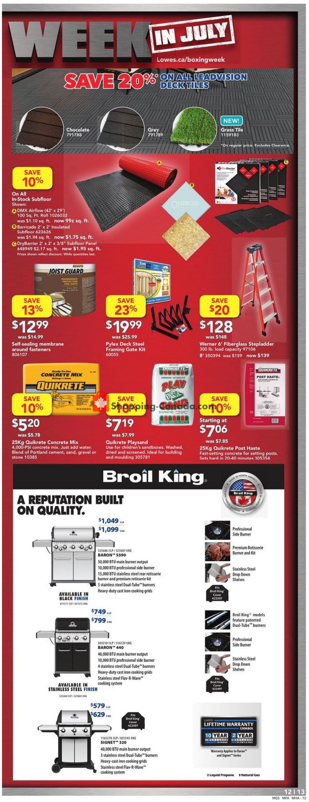 Lowe's flyer from Thursday June 27, 2019 to Wednesday July 3, 2019 - page 14