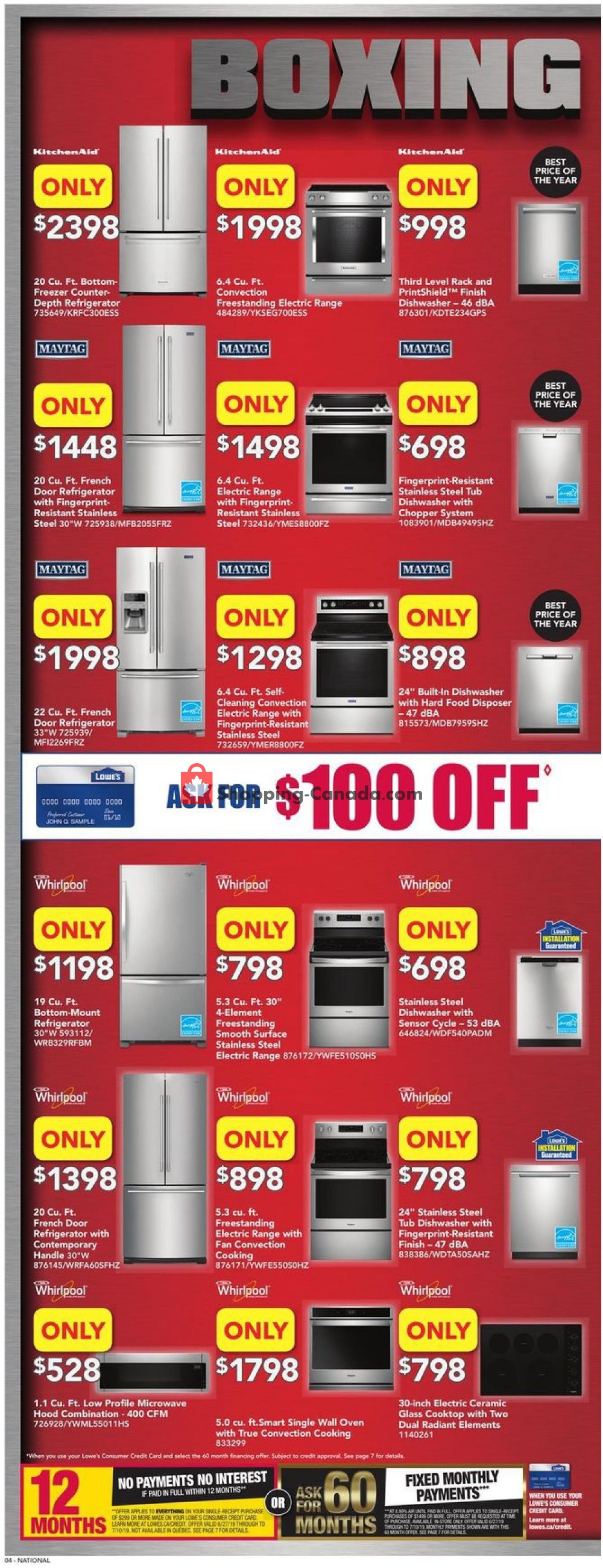 Lowe's flyer from Thursday June 27, 2019 to Wednesday July 3, 2019 - page 4