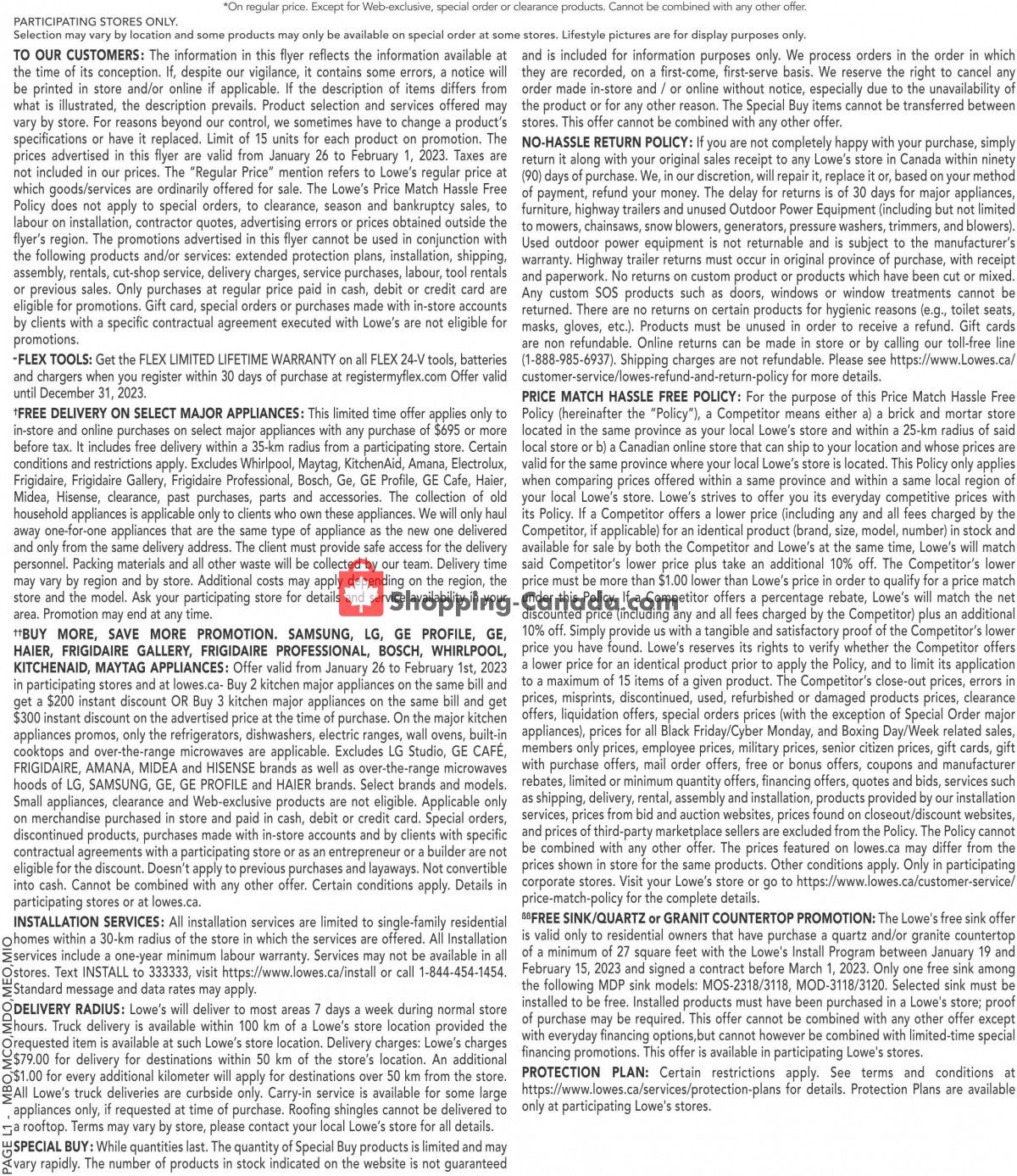 Lowe's flyer from Thursday January 26, 2023 to Wednesday February 1, 2023 - page 8