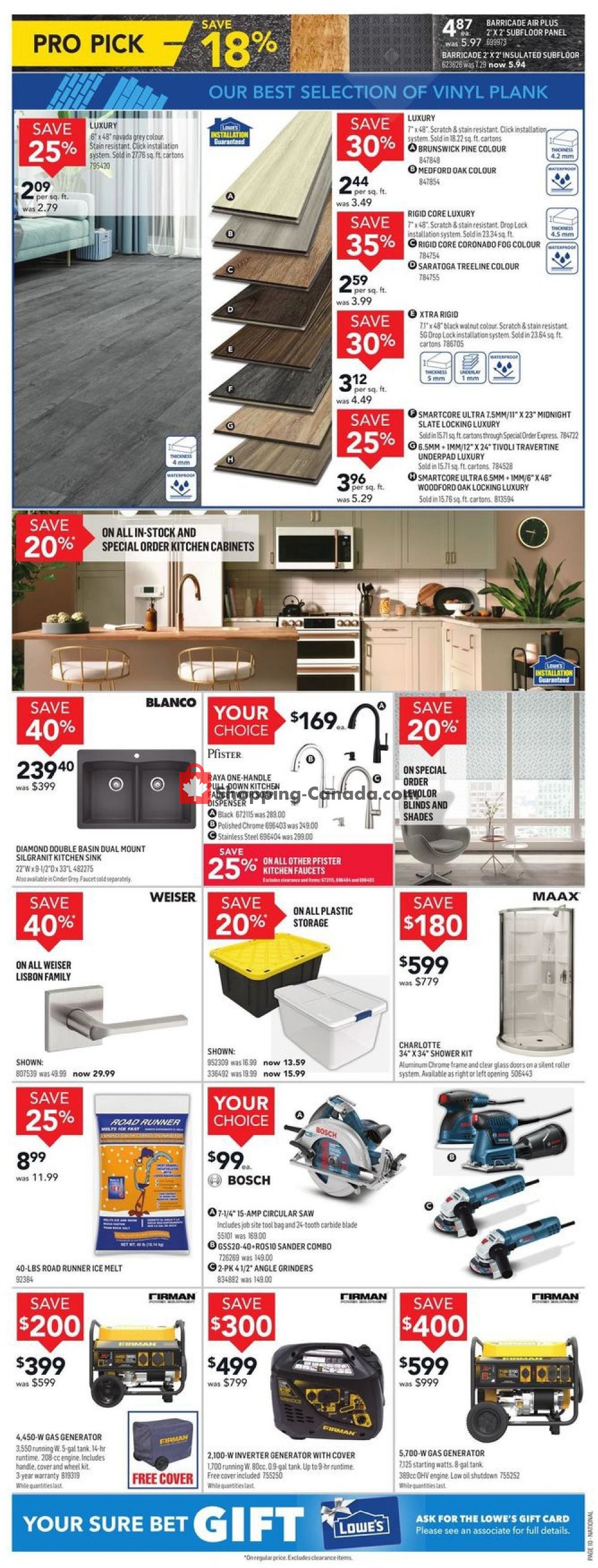 Lowe's flyer from Thursday January 30, 2020 to Wednesday February 5, 2020 - page 10
