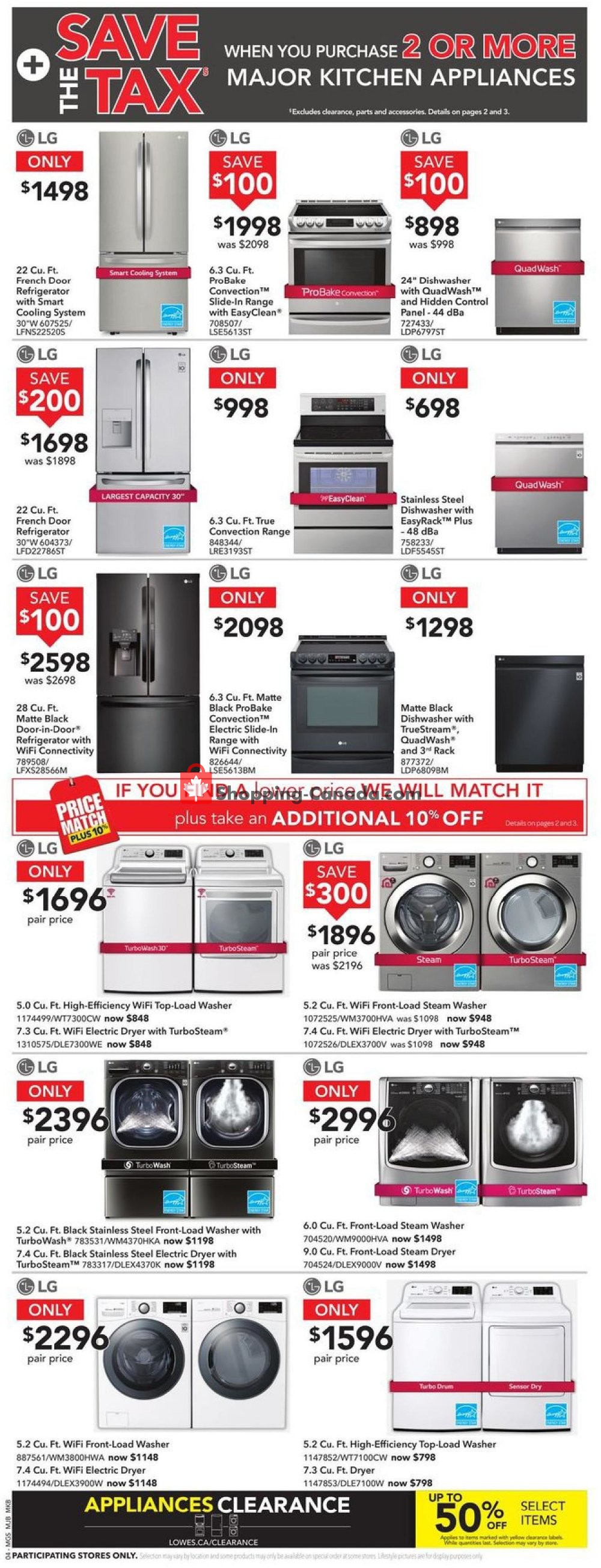 Lowe's Canada, flyer (Buy More Save More BC) January 9 January