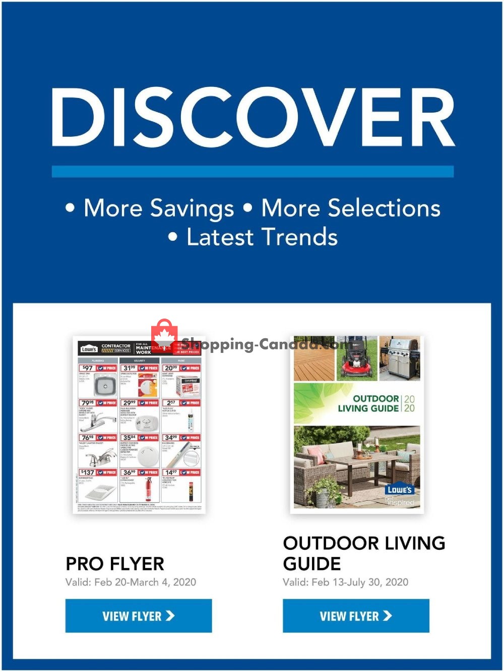 Lowe's Canada, flyer (Buy More Save More ON) February 27 March 4