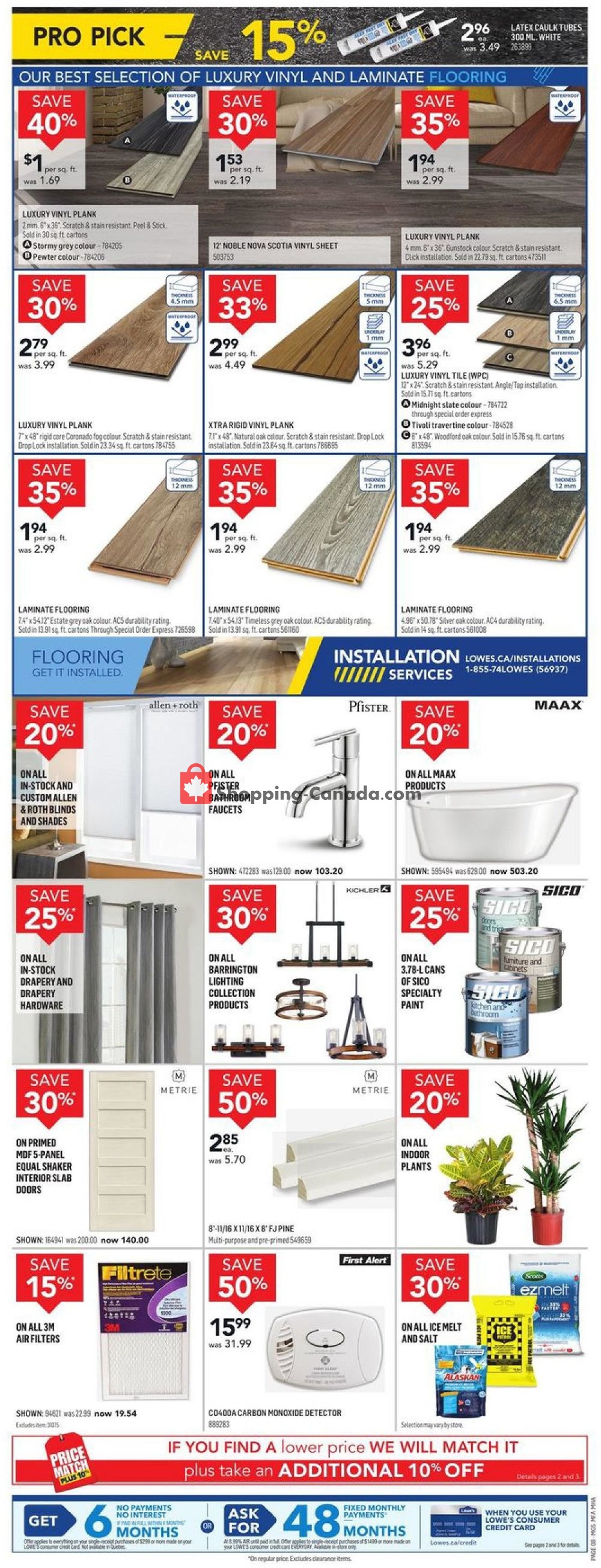 Lowe's Canada, flyer (Buy More Save More West) February 27 March