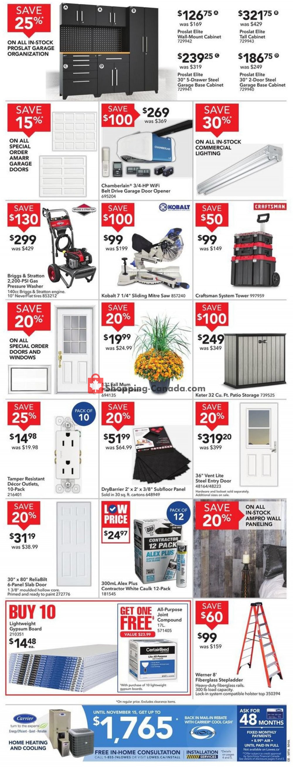 Lowe's flyer from Thursday September 5, 2019 to Wednesday September 11, 2019 - page 9