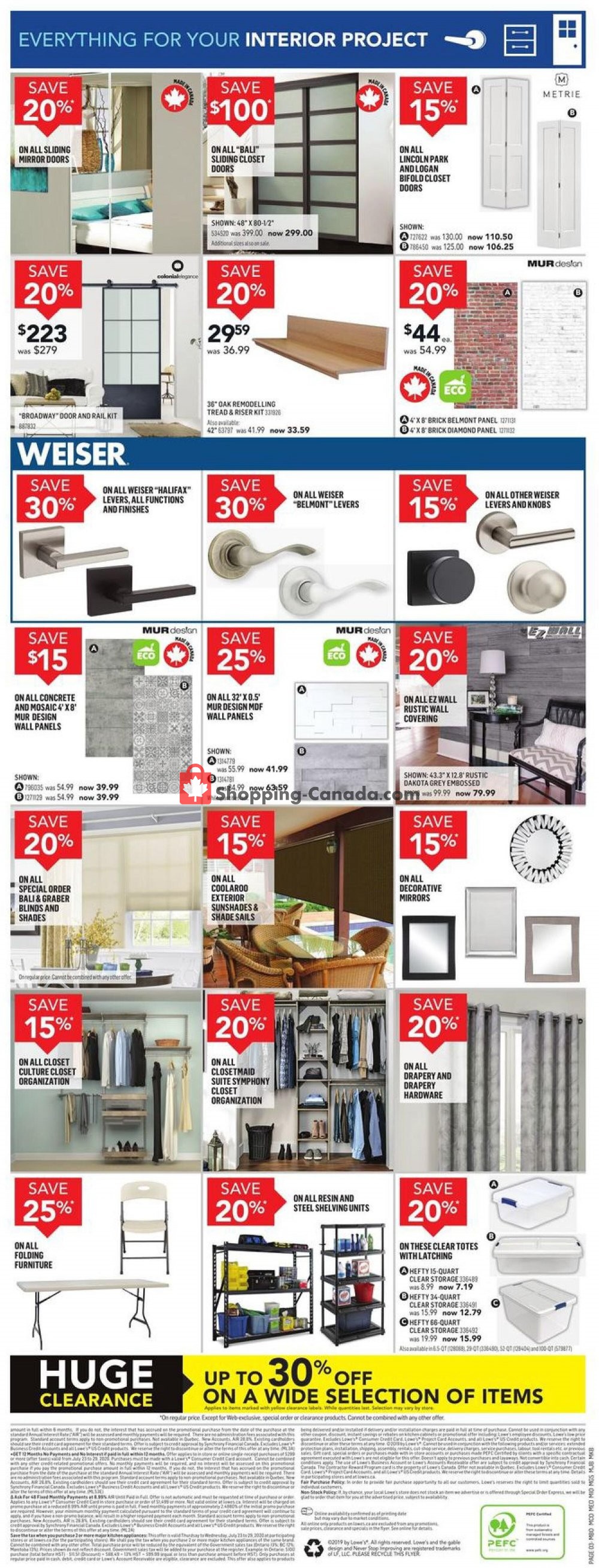 Lowe's flyer from Thursday July 23, 2020 to Wednesday July 29, 2020 - page 4