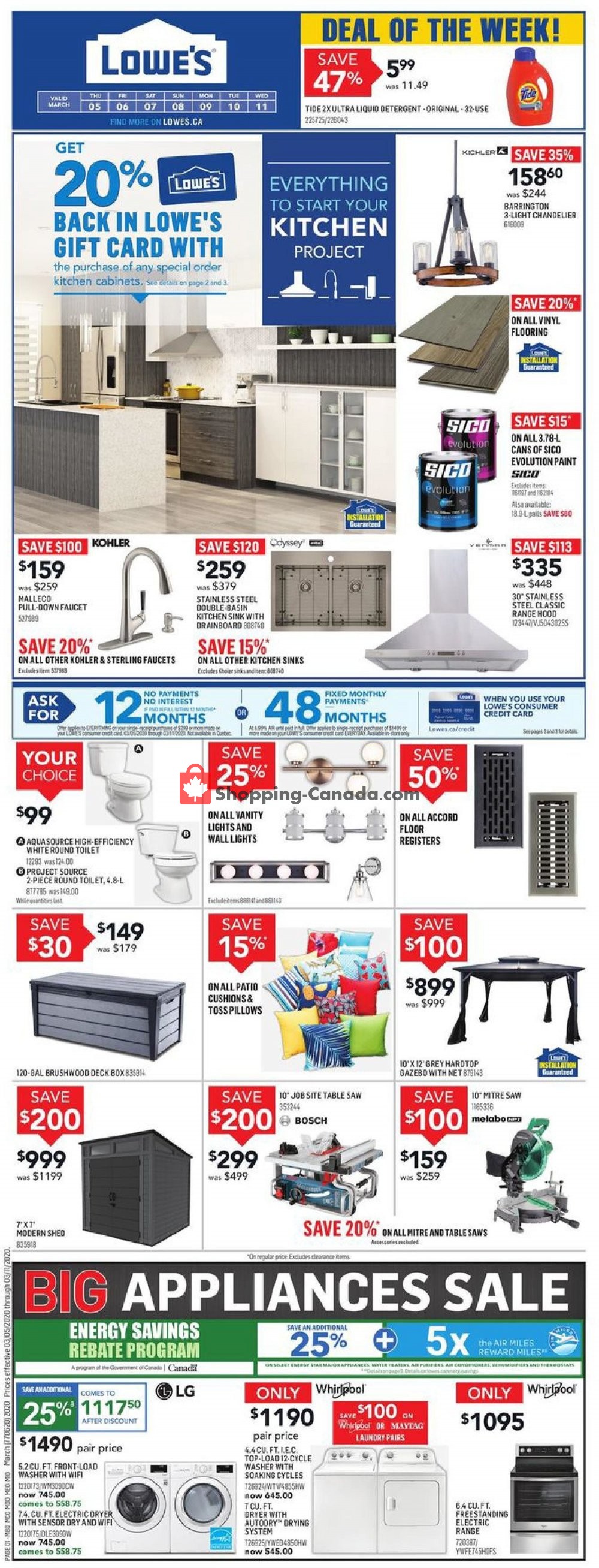 lowe's deal of the week