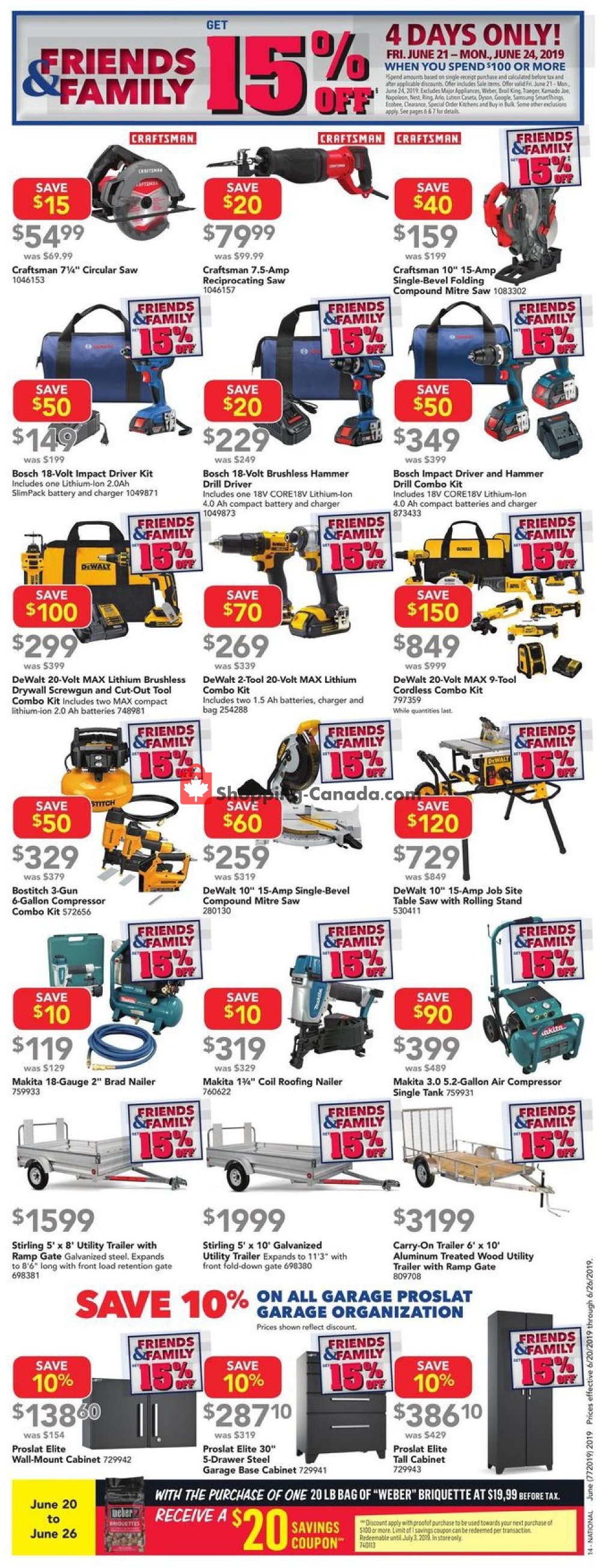 Lowe's flyer from Thursday June 20, 2019 to Wednesday June 26, 2019 - page 15