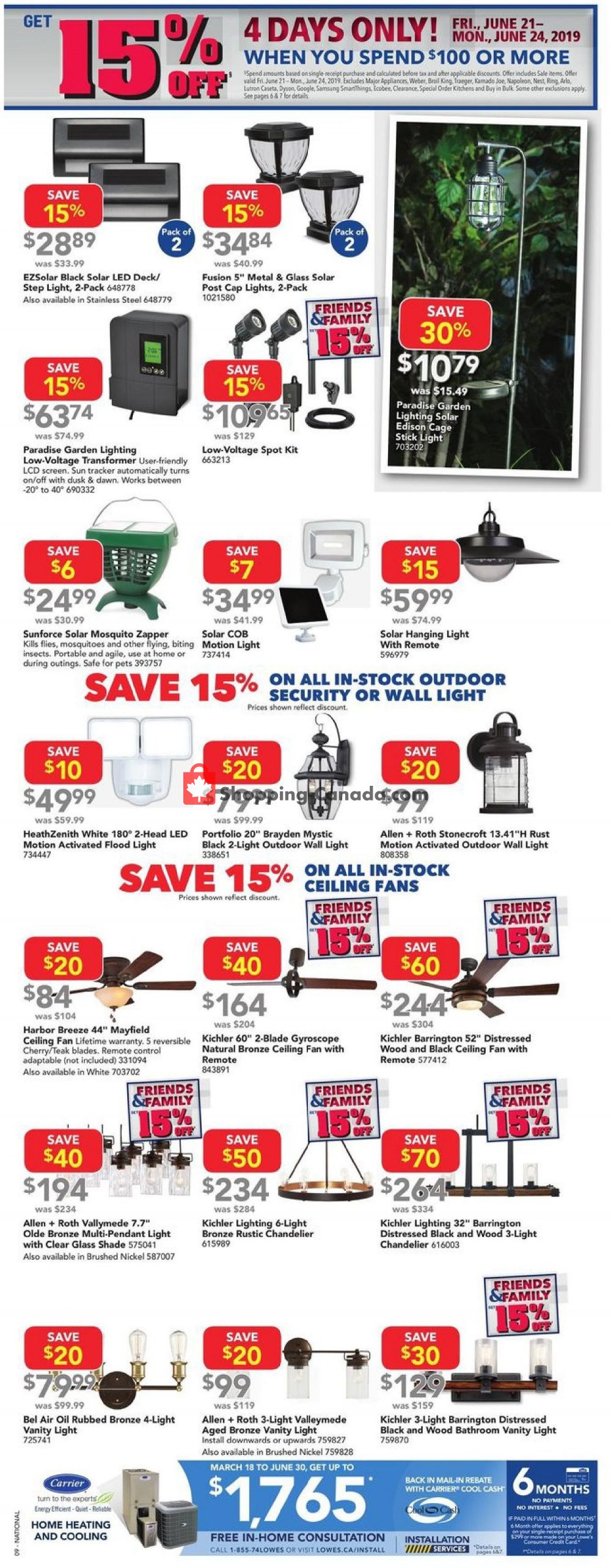 Lowe's flyer from Thursday June 20, 2019 to Wednesday June 26, 2019 - page 9