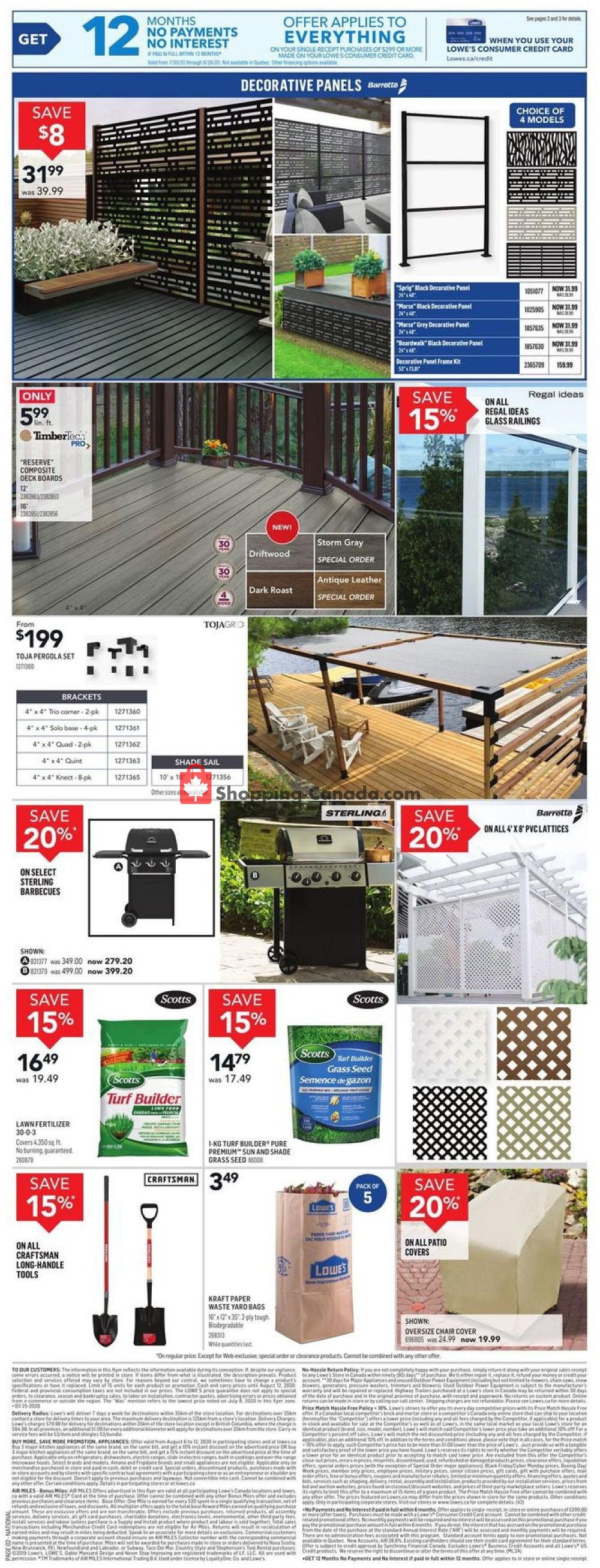 Lowe's flyer from Thursday August 6, 2020 to Wednesday August 12, 2020 - page 2