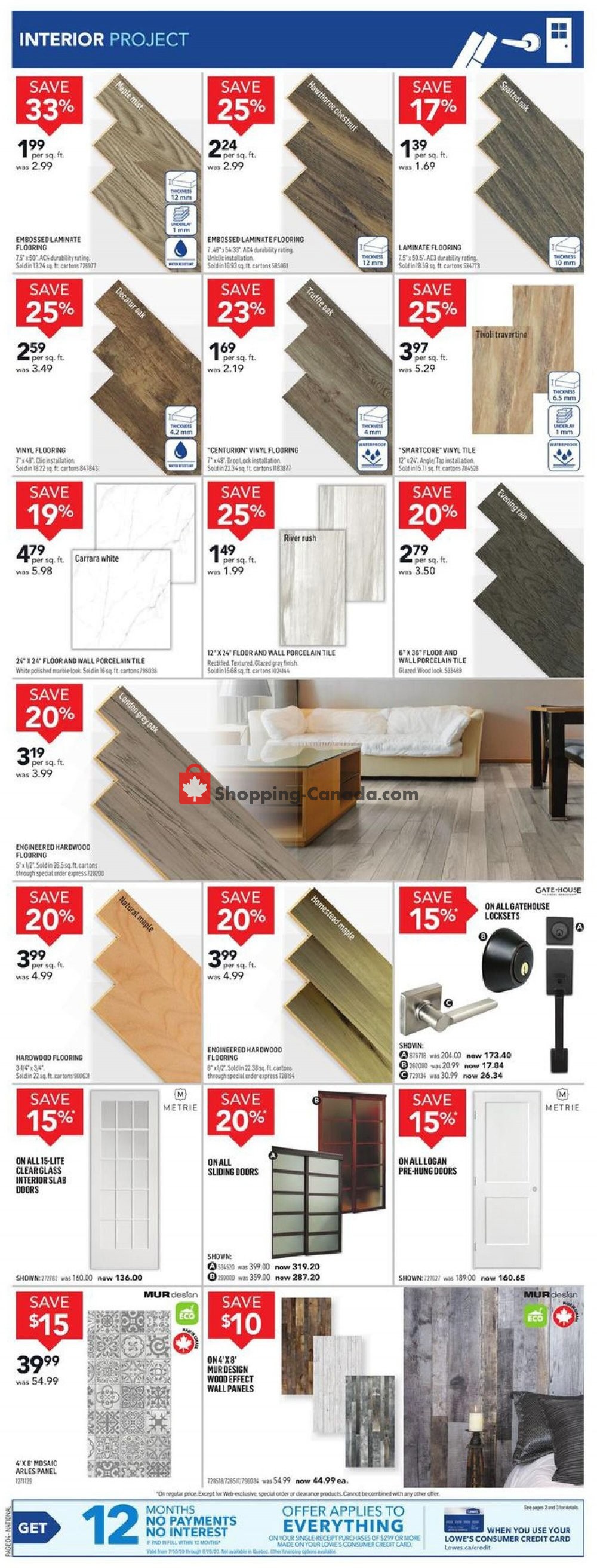 Lowe's flyer from Thursday August 6, 2020 to Wednesday August 12, 2020 - page 4