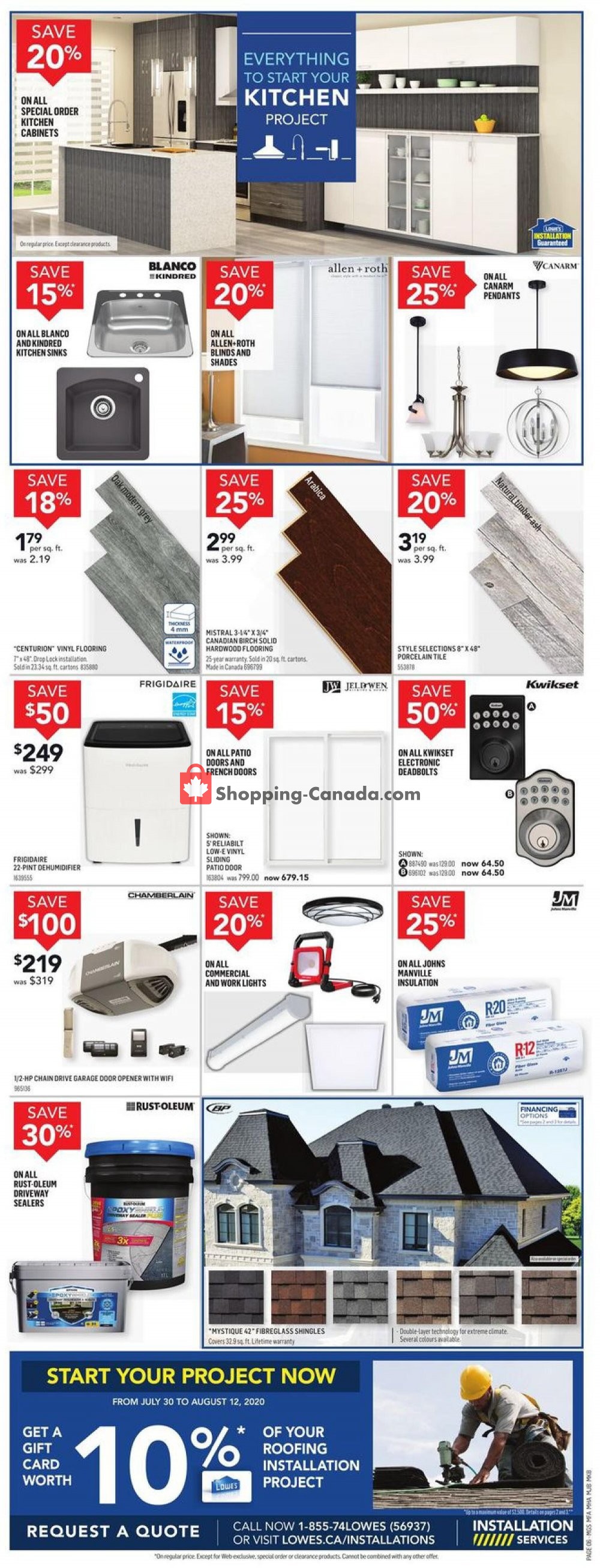 Lowe's flyer from Thursday August 6, 2020 to Wednesday August 12, 2020 - page 7