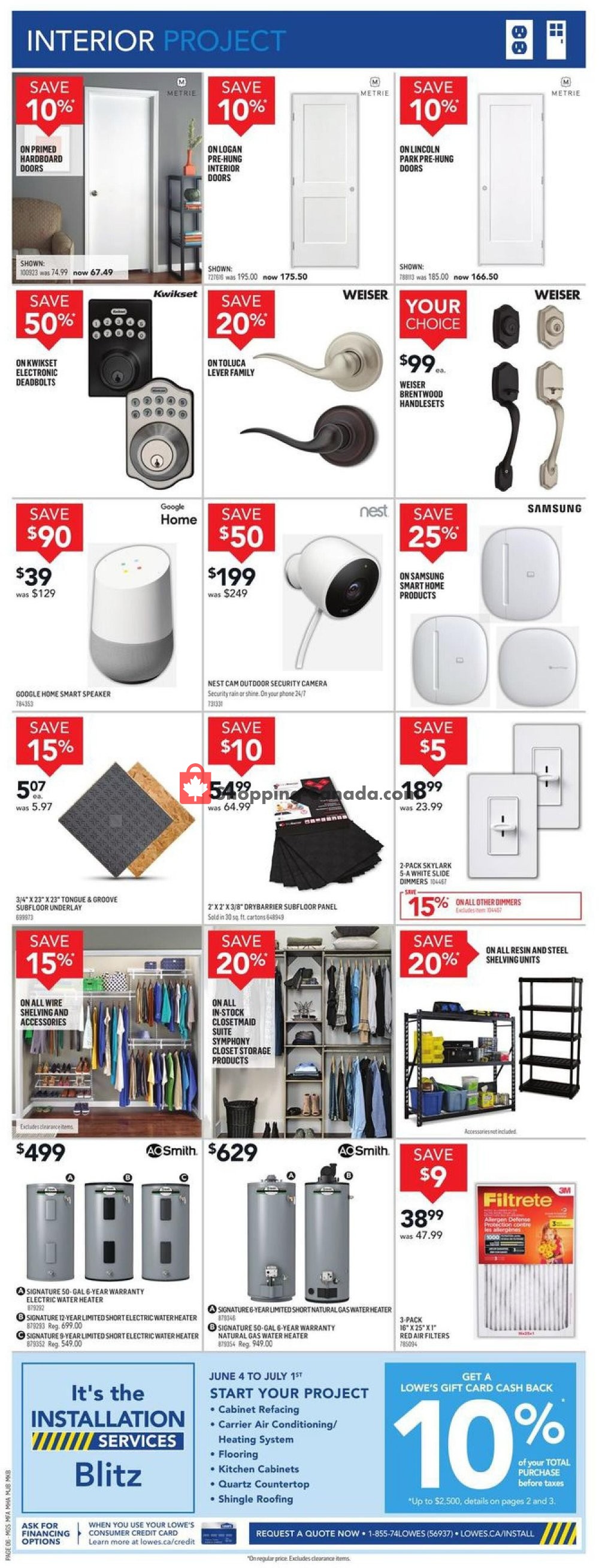 Lowe's Canada, flyer (Father's Day Gift Ideas West) June 11 June