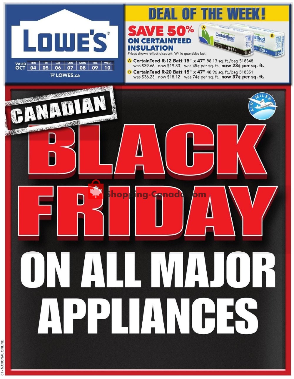 Lowe's Canada, flyer October 4 October 10, 2018 Shopping Canada