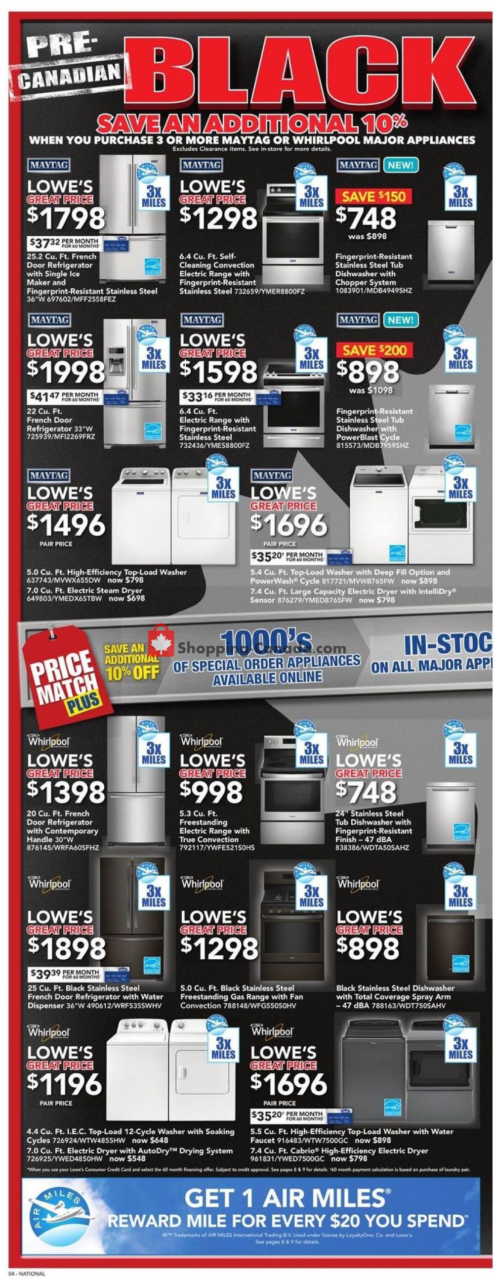Lowe's flyer from Thursday September 27, 2018 to Wednesday October 3, 2018 - page 4