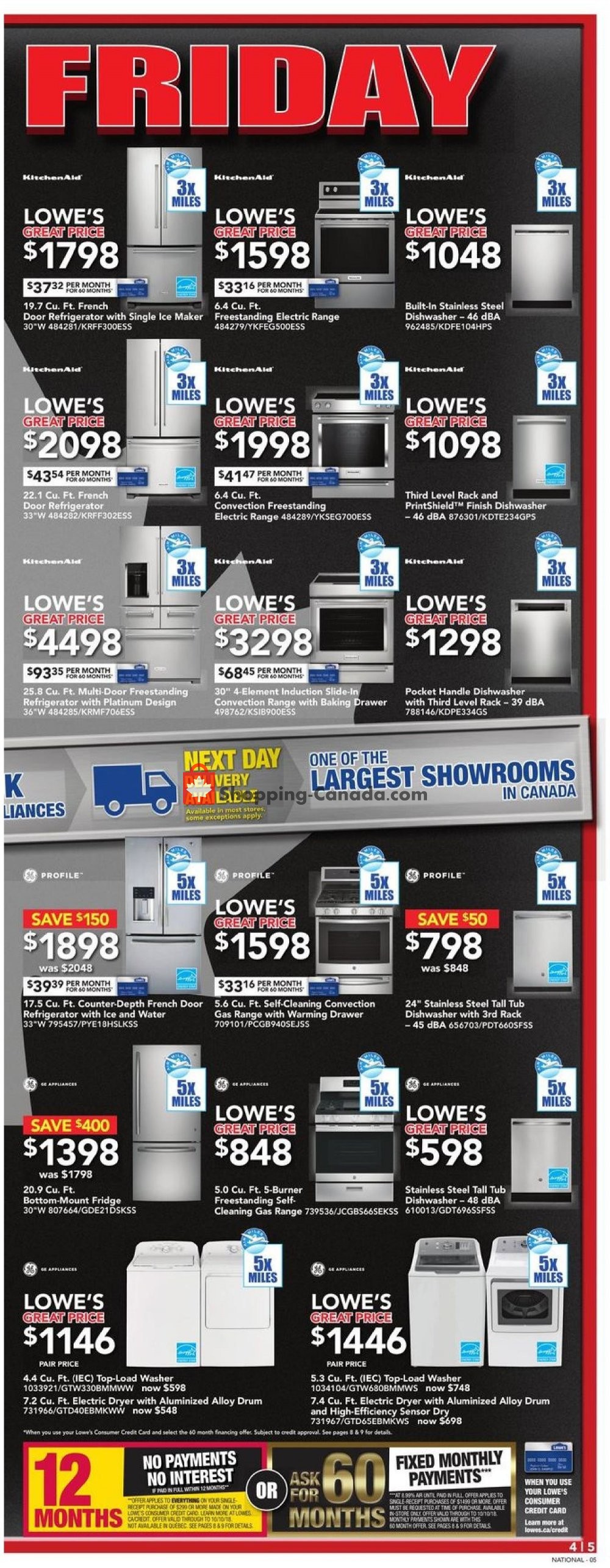 Lowe's flyer from Thursday September 27, 2018 to Wednesday October 3, 2018 - page 5