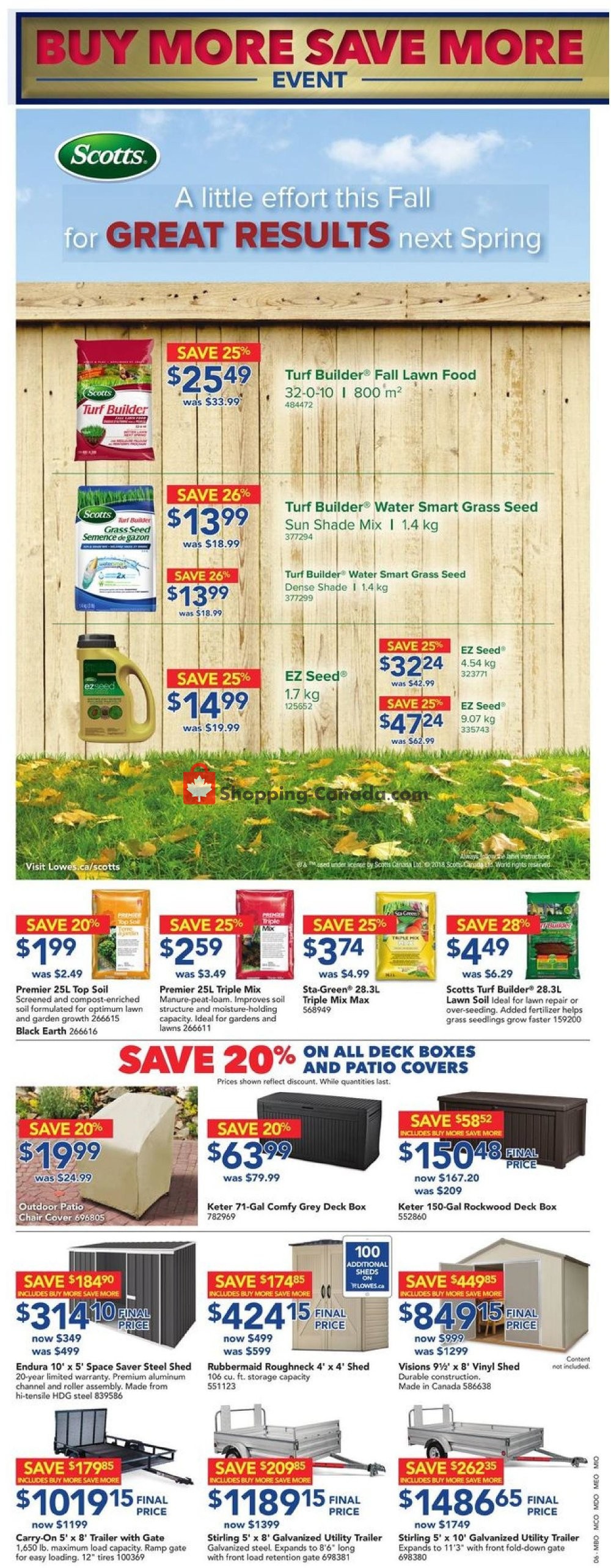 Lowe's flyer from Thursday September 27, 2018 to Wednesday October 3, 2018 - page 6