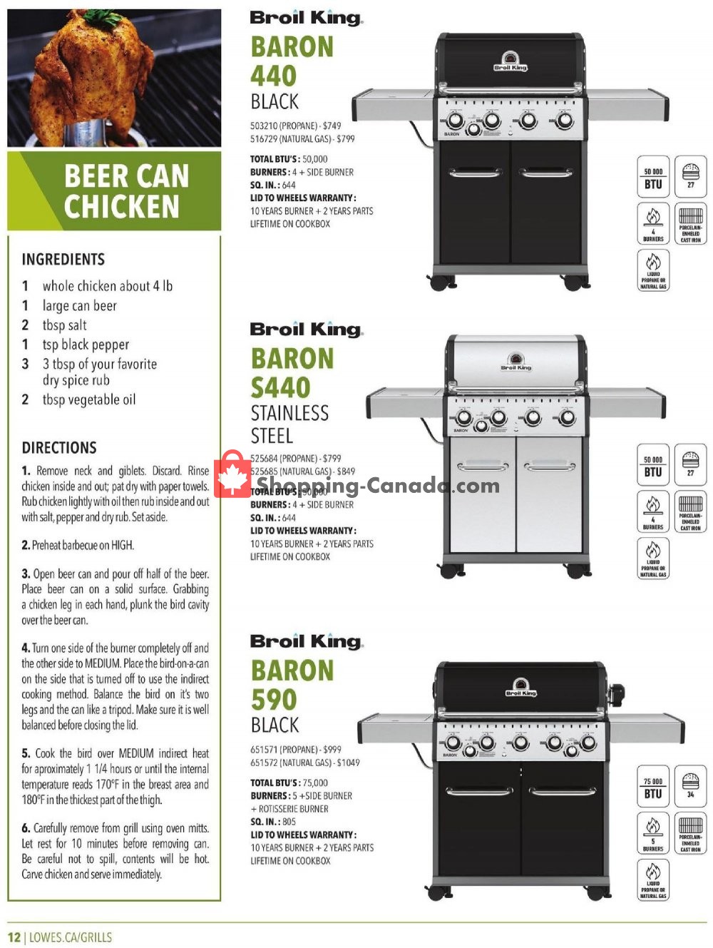 Lowe's flyer from Wednesday May 8, 2019 to Tuesday October 1, 2019 - page 12