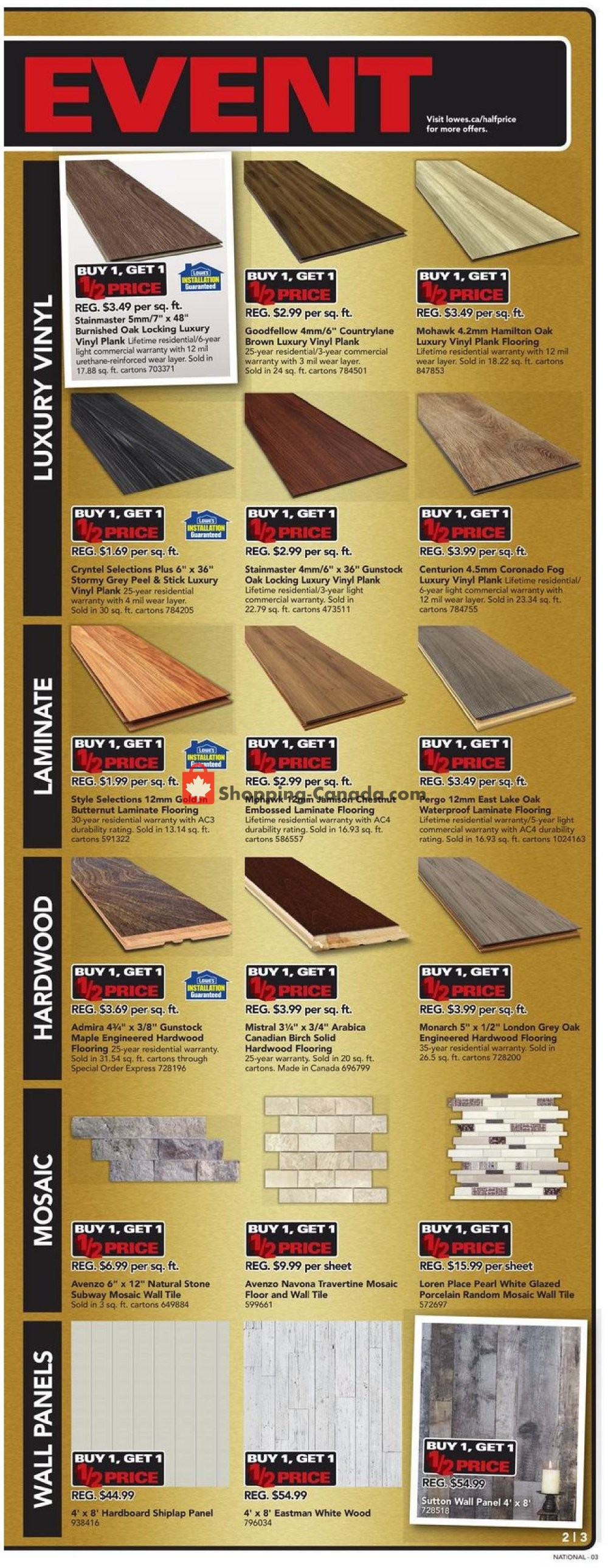 Lowe's flyer from Thursday January 3, 2019 to Wednesday January 9, 2019 - page 3