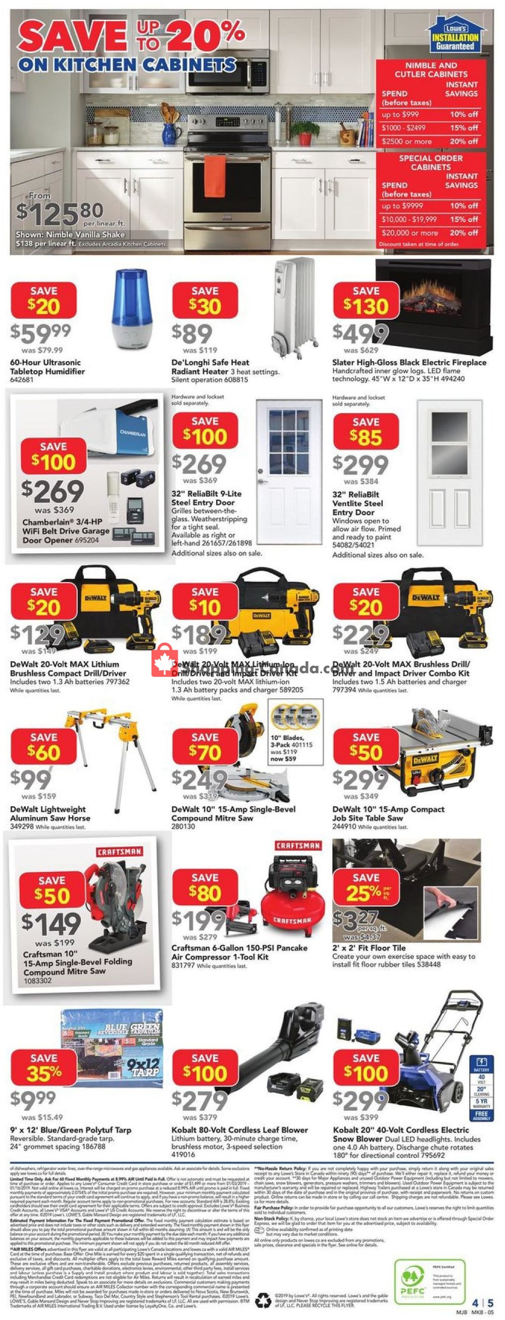 Lowe's flyer from Thursday January 3, 2019 to Wednesday January 9, 2019 - page 5