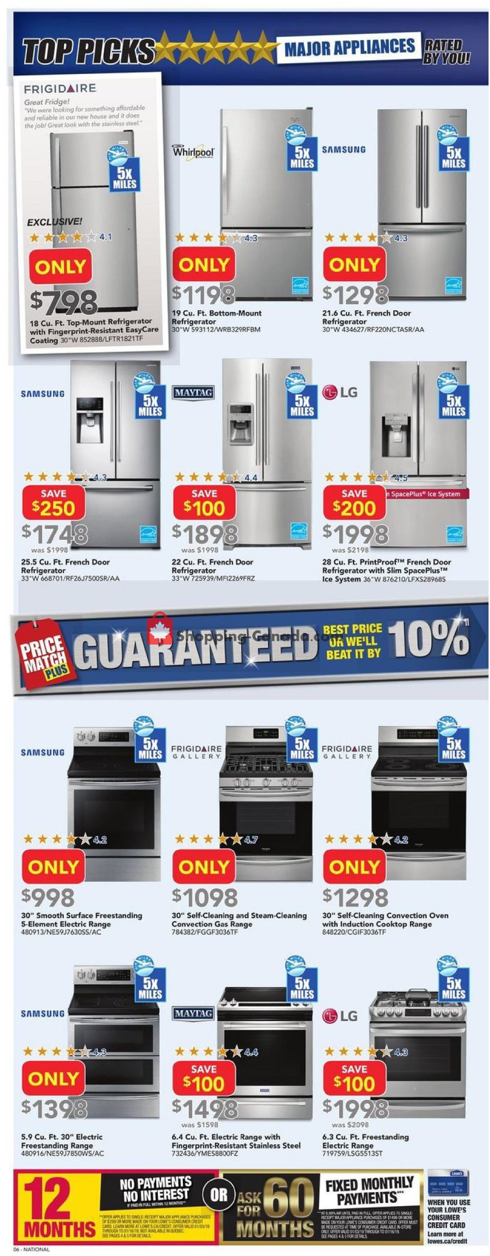 Lowe's flyer from Thursday January 3, 2019 to Wednesday January 9, 2019 - page 6