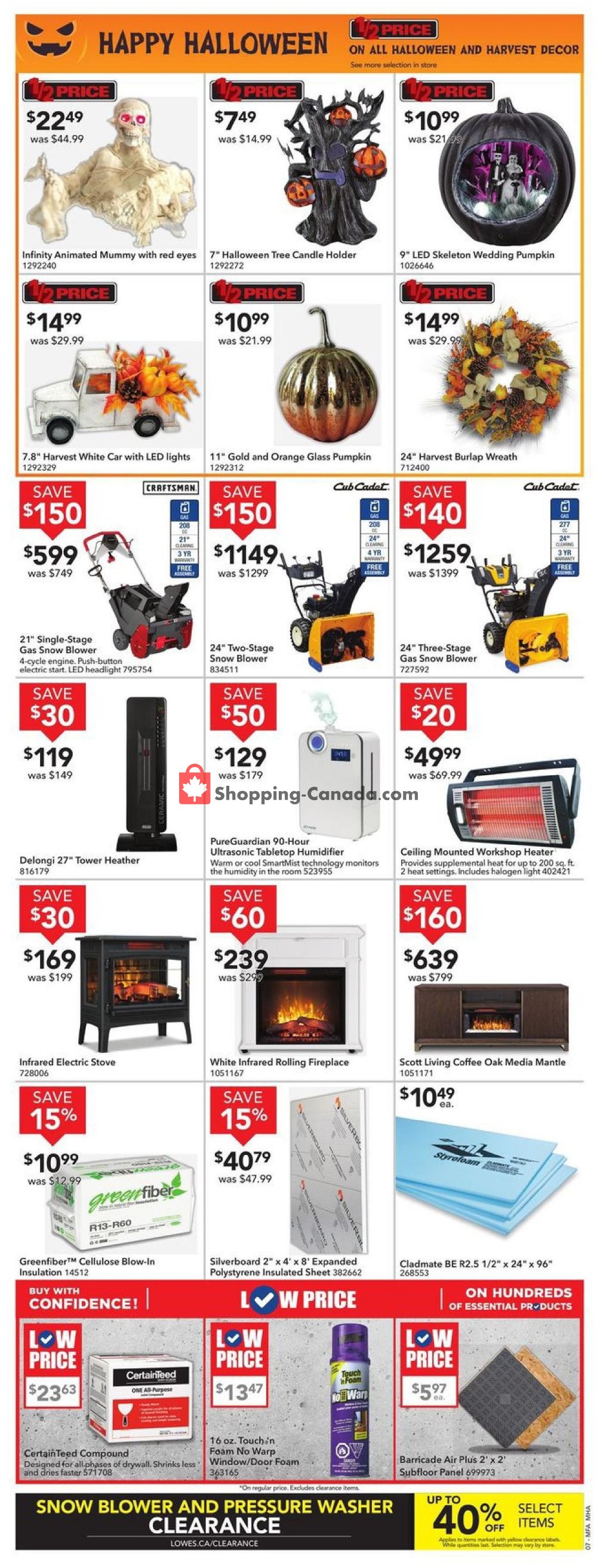 Lowe's flyer from Thursday October 3, 2019 to Wednesday October 9, 2019 - page 8