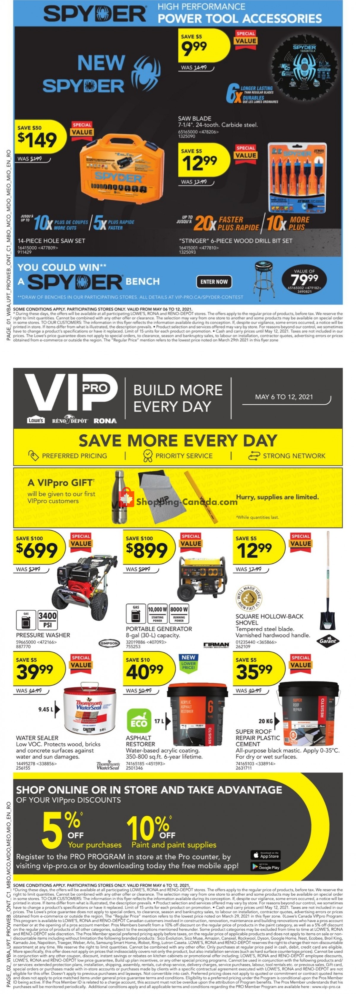 Lowe's flyer from Thursday May 6, 2021 to Wednesday May 12, 2021 - page 12