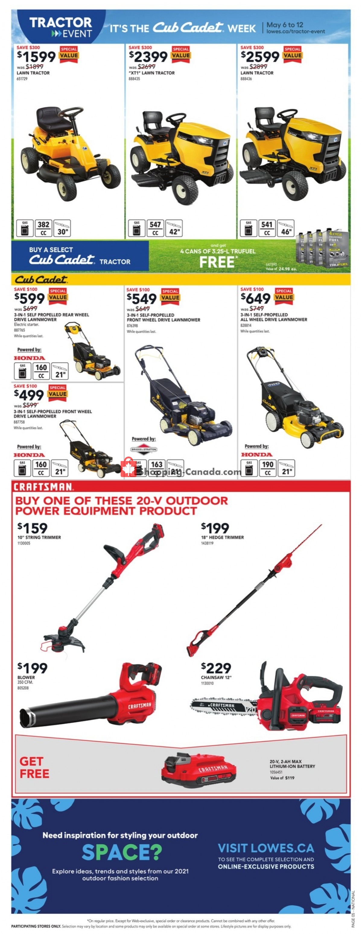 Lowe's flyer from Thursday May 6, 2021 to Wednesday May 12, 2021 - page 6