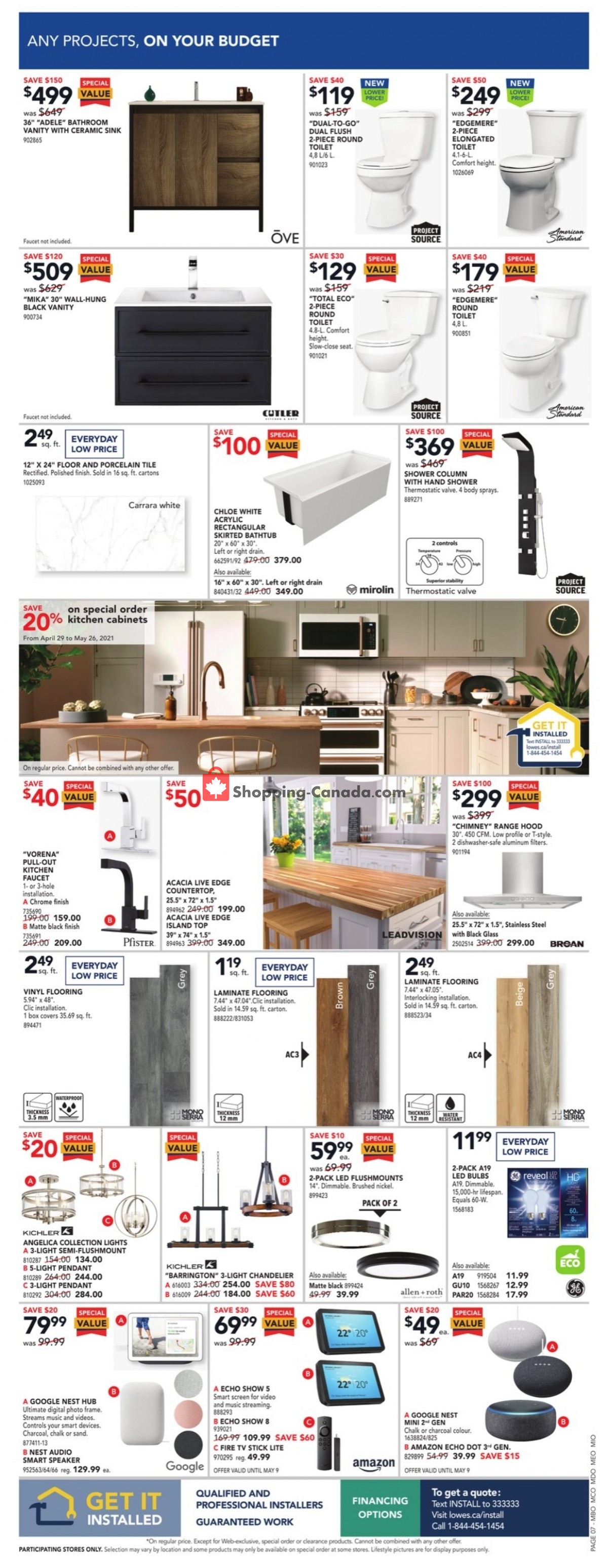 Lowe's flyer from Thursday May 6, 2021 to Wednesday May 12, 2021 - page 8