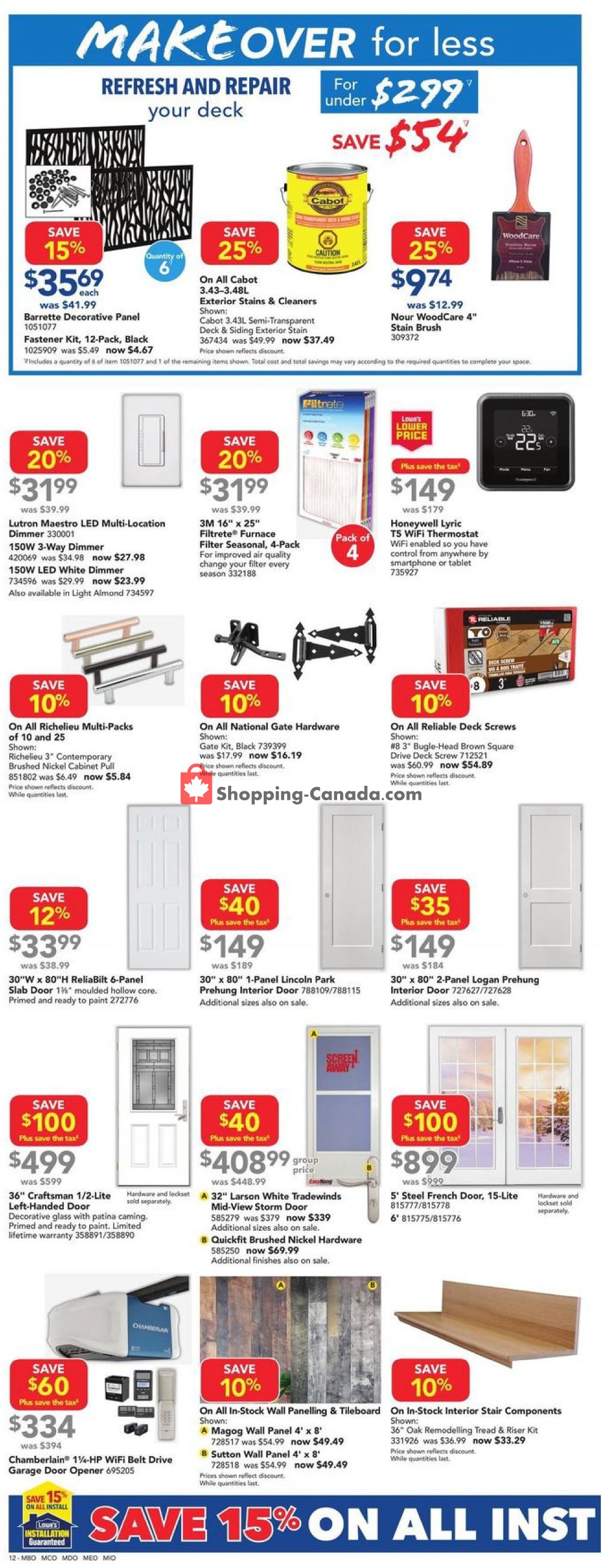 Lowe's flyer from Thursday May 16, 2019 to Wednesday May 22, 2019 - page 12